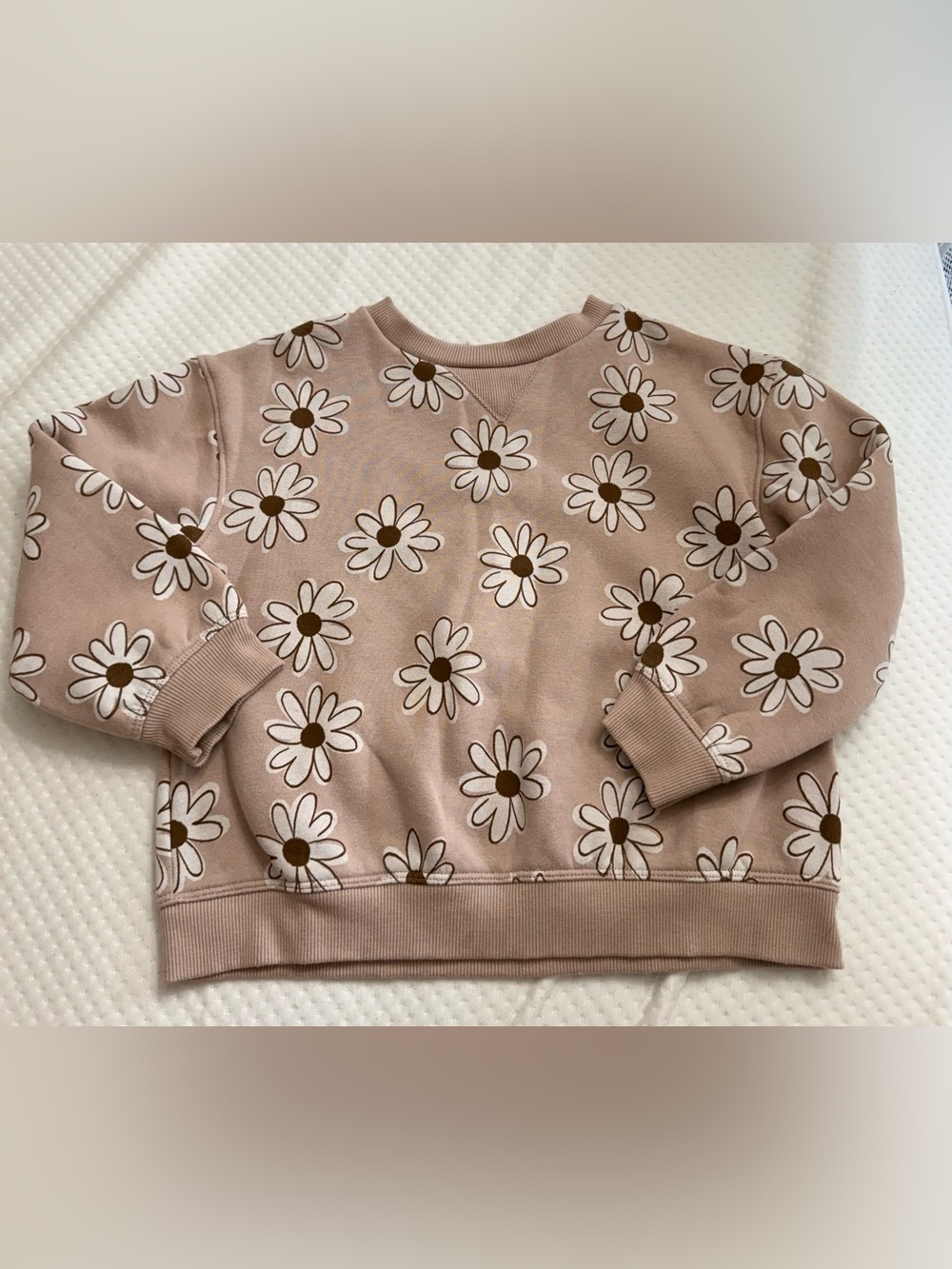 Little Co. Floral Print Fleece Sweatshirt